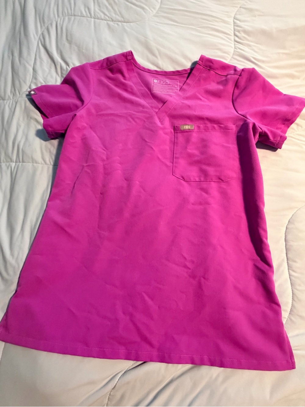 Figs Women's Top and wide leg Scrub Pants - Picture 3 of 4